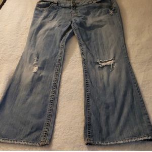 American eagle boyfriend jeans size 18